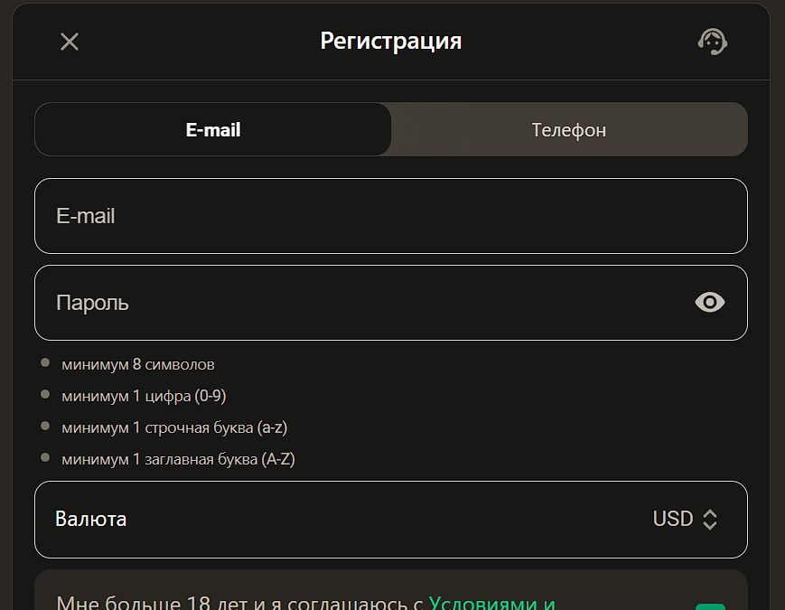 Зеркало Parimatch Грузия