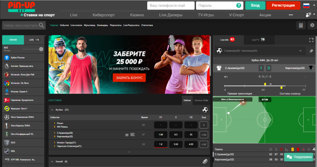 Официальный сайт Пин ап регистрация и вход на сайт